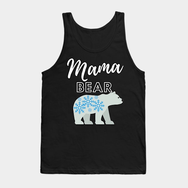 Winter Mama Bear Tank Top by EdenLiving